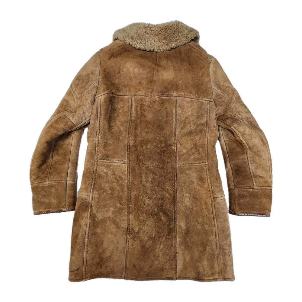 1961 Knight Thors Womens Shearling Coat Hand Signed Craftsman Sz 12 Vintage - Picture 2 of 11